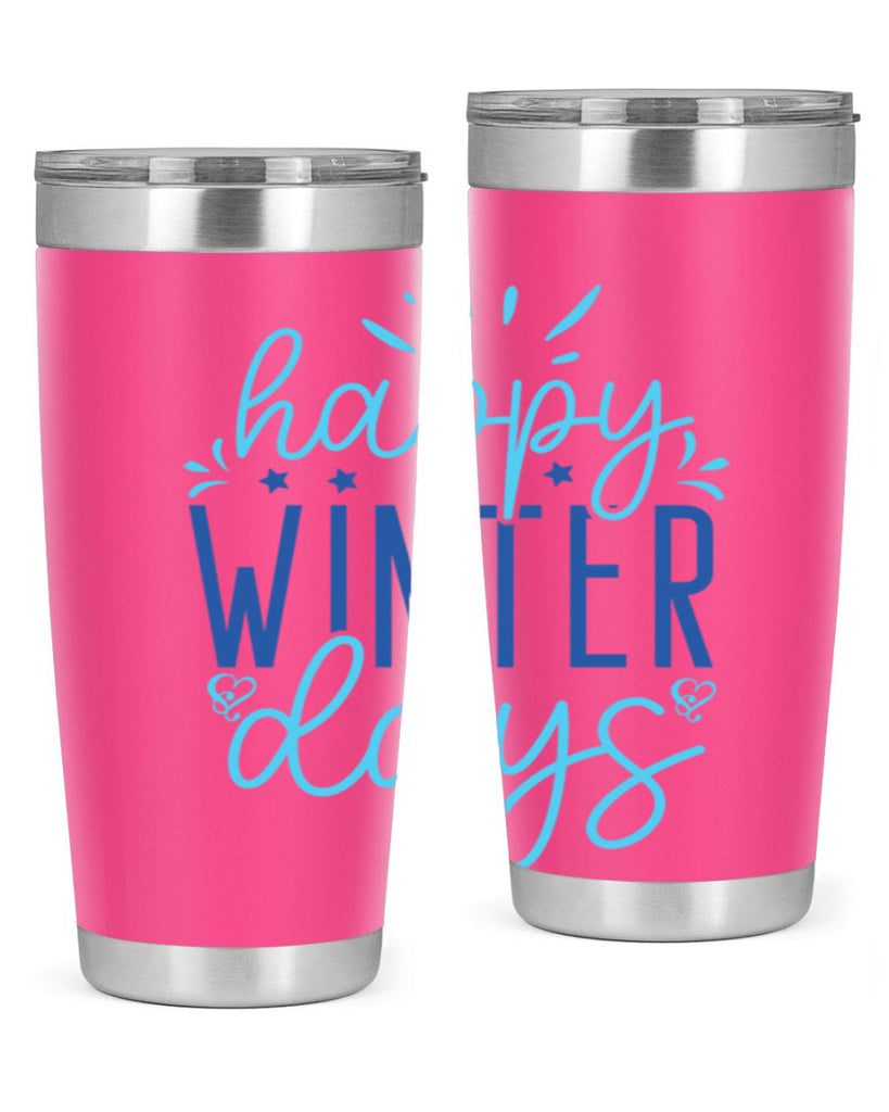 happy winter days 121#- winter- Tumbler