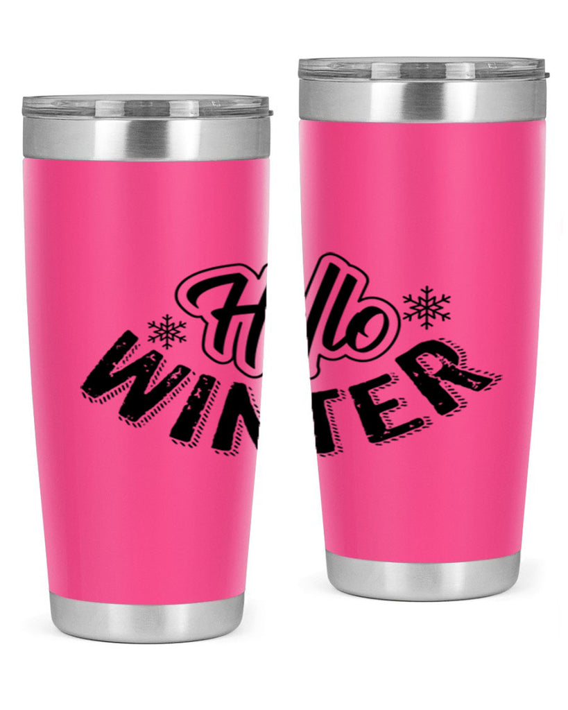 hello winter 169#- winter- Tumbler