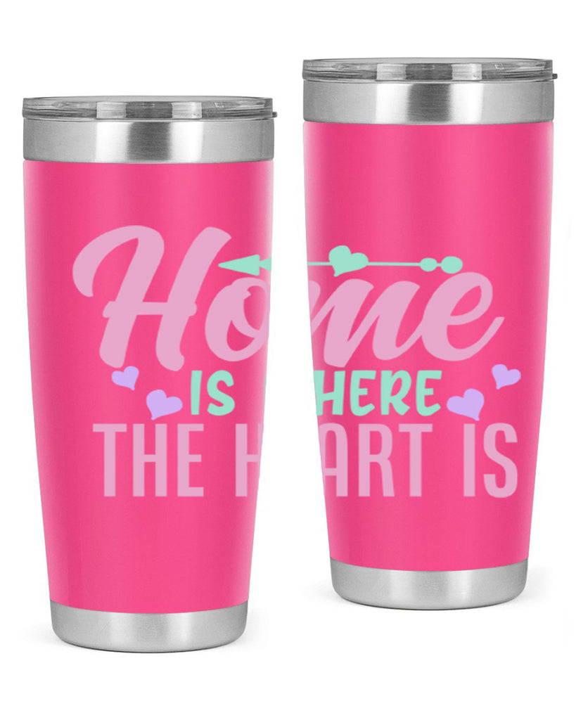 home is where the heart is 39#- home- Tumbler