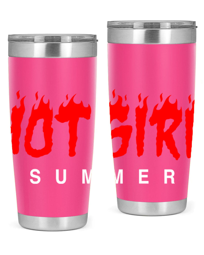 hot girl  summer fire 124#- black words phrases- Cotton Tank