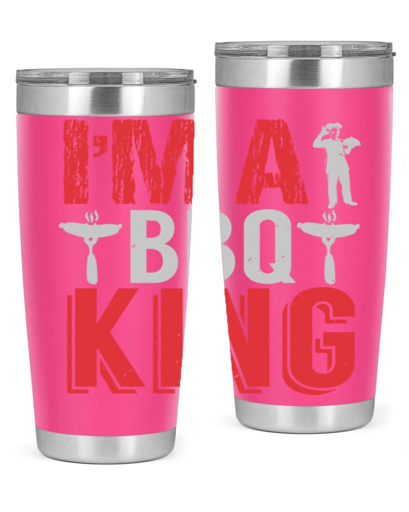 im a bbq king 34#- bbq- Tumbler