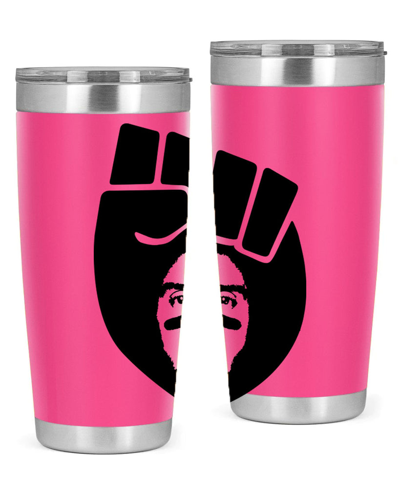 kaepernick fist hair 22#- black men - boys- tumbler