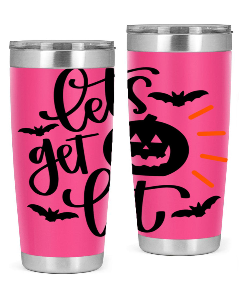 lets get lit 48#- halloween- Tumbler