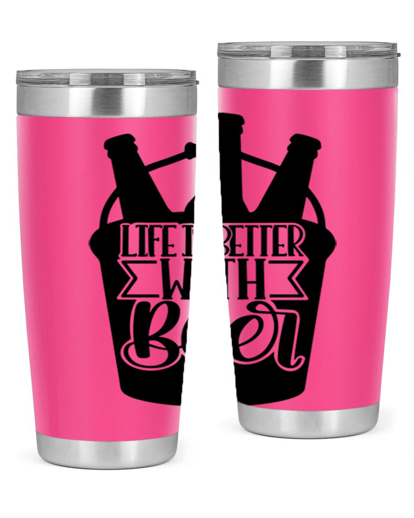 life is better with beer 27#- beer- Tumbler