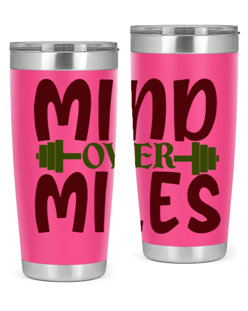 mind over miles 29#- gym- Tumbler