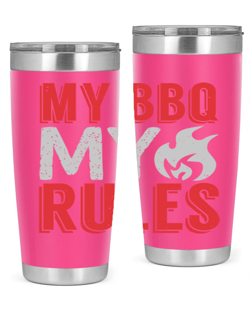 my bbq my rule 22#- bbq- Tumbler