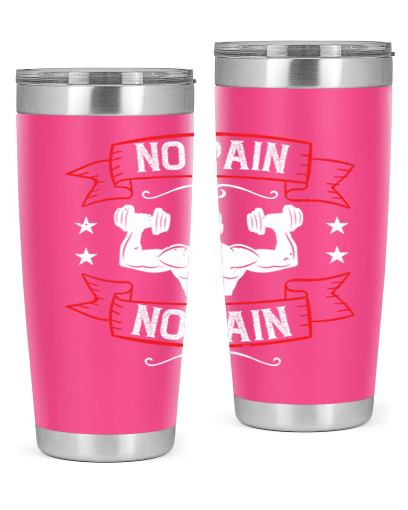 no pain no gain 82#- gym- Tumbler