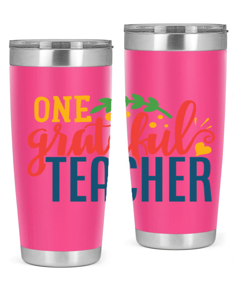 one grateful teacher Style 167#- teacher- tumbler
