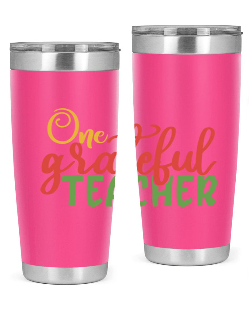 one grateful teacher Style 168#- teacher- tumbler