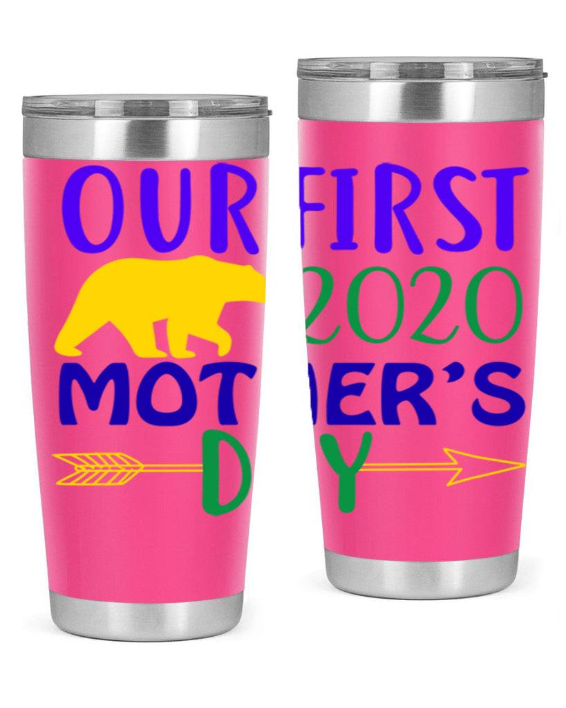 our first mothers day 4#- mardi gras- Tumbler