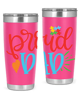 proud dad Style 36#- autism- Tumbler