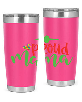 proud mama Style 38#- autism- Tumbler