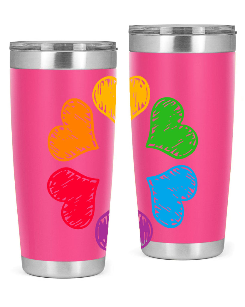 rainbow circle of hearts pride lgbt 32#- lgbt- Tumbler