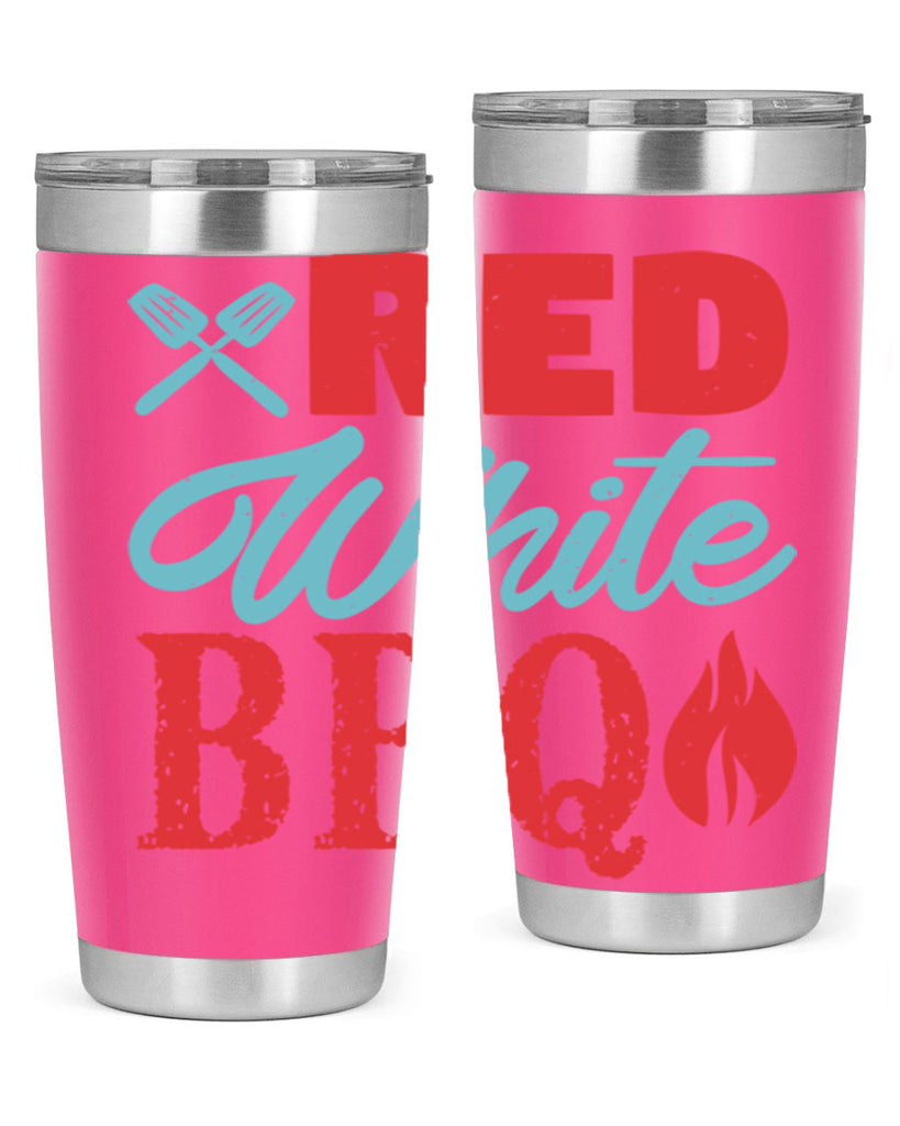 red white bbq 15#- bbq- Tumbler