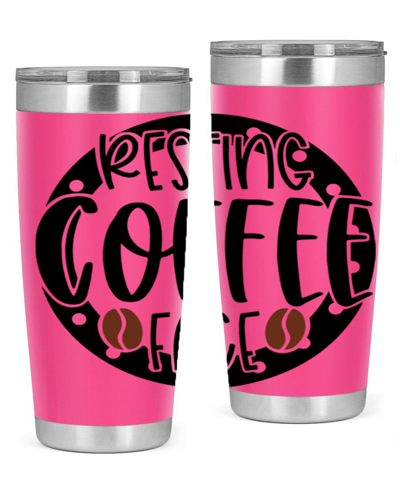 resting coffee face 41#- coffee- Tumbler