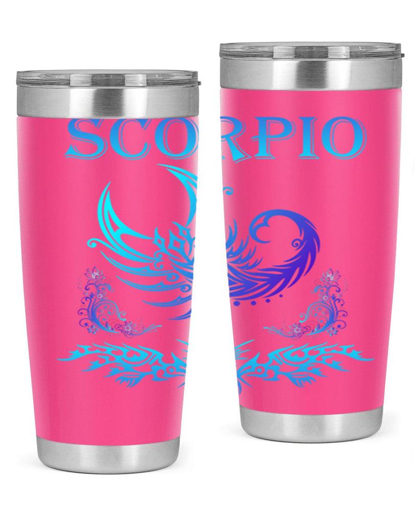 scorpio 449#- zodiac- Tumbler