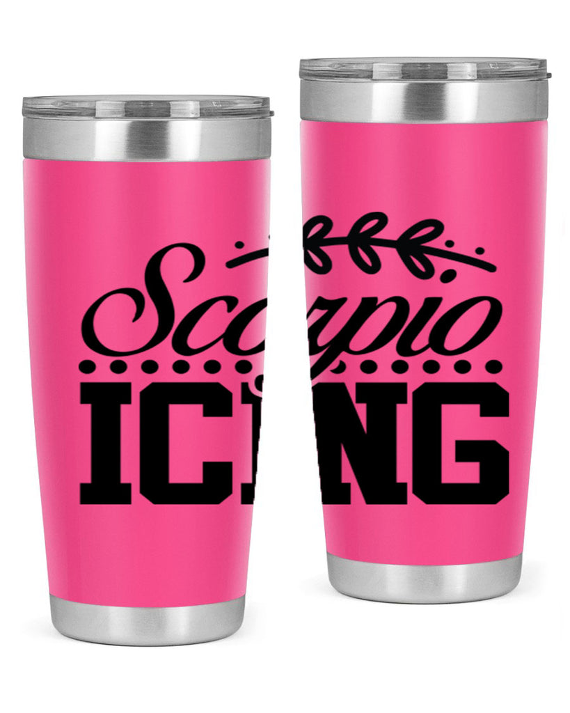 scorpio icing 442#- zodiac- Tumbler