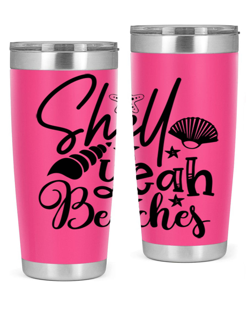 shell yeah beaches Style 75#- summer- Tumbler