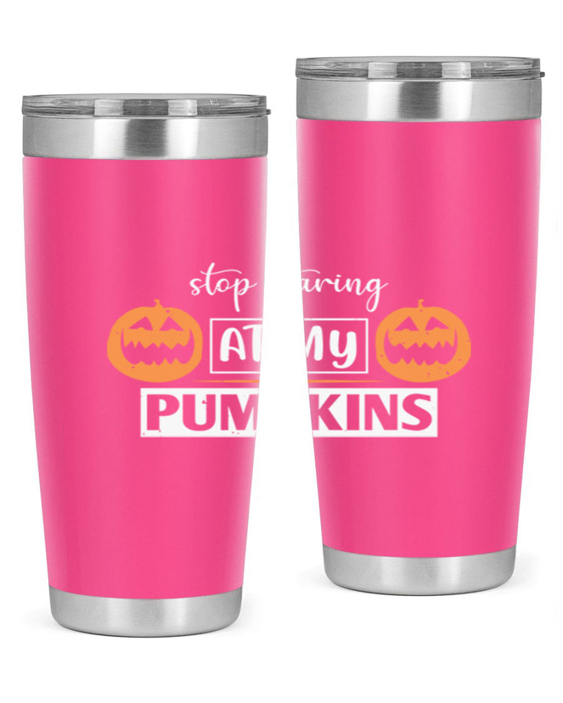 stop staring at my pumpkins 131#- halloween- Tumbler