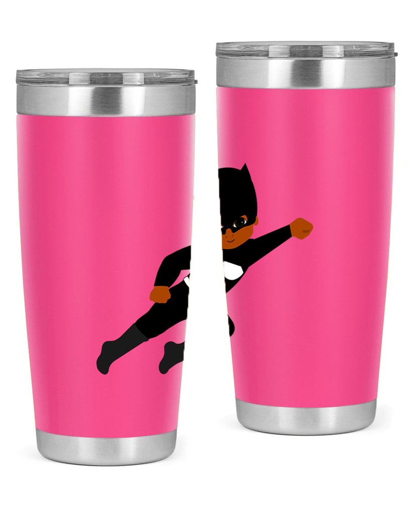 super kid 12#- black men - boys- tumbler