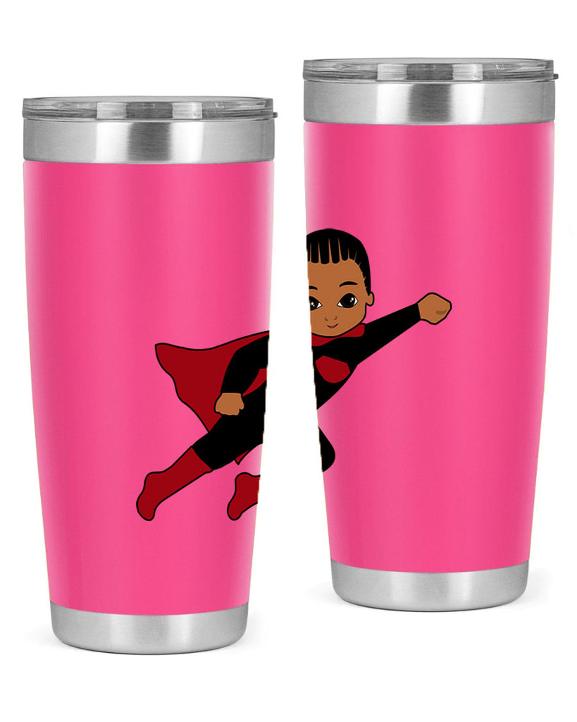 super kid 16#- black men - boys- tumbler