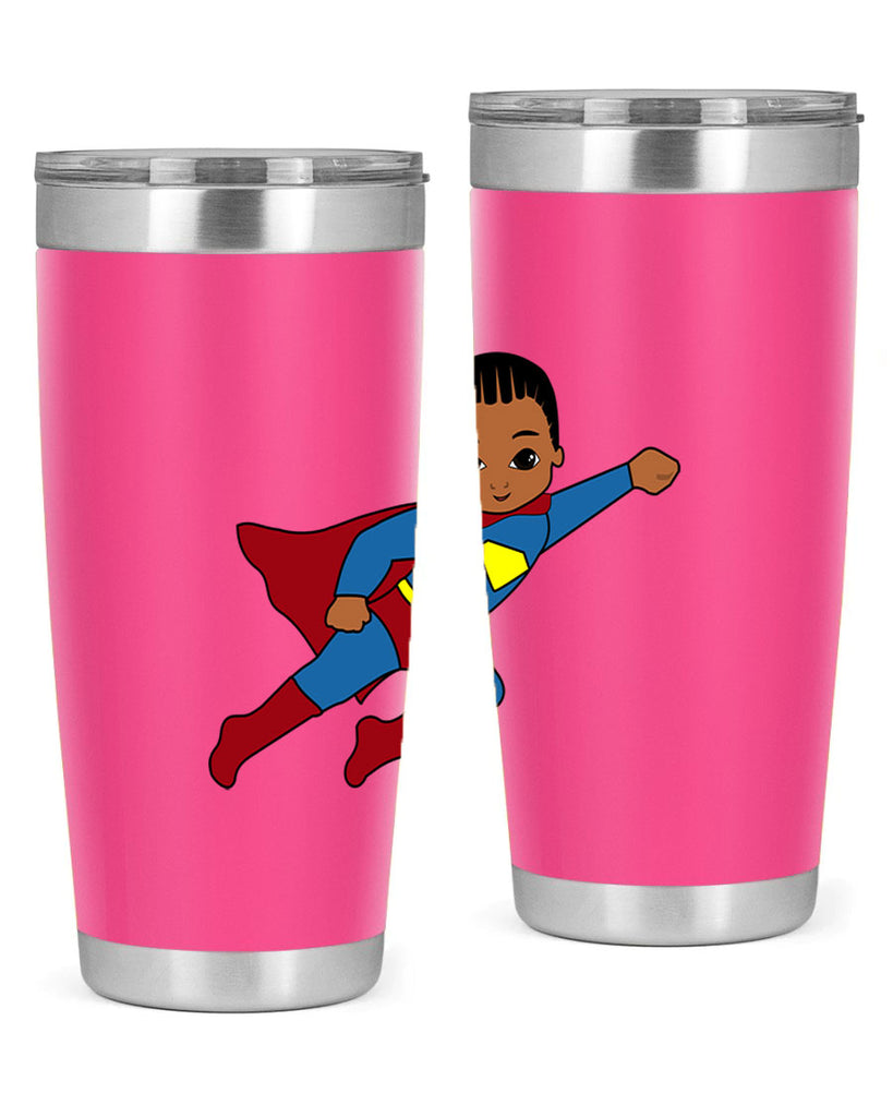 super kid 1#- black men - boys- tumbler