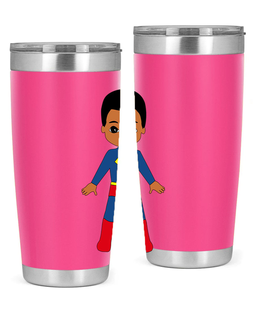 super kid 2#- black men - boys- tumbler