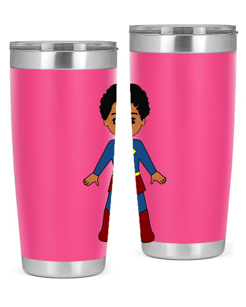 super kid 3#- black men - boys- tumbler