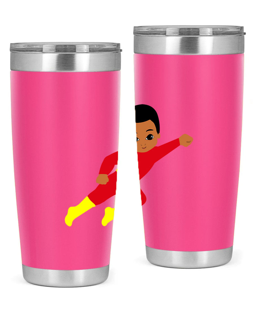 super kid 4#- black men - boys- tumbler