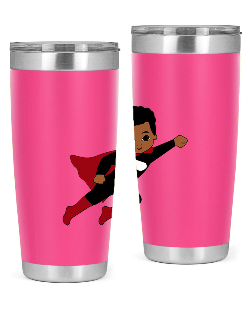 super kid 5#- black men - boys- tumbler