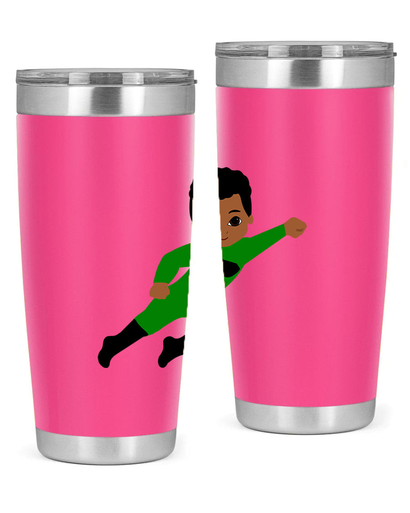 super kid 6#- black men - boys- tumbler