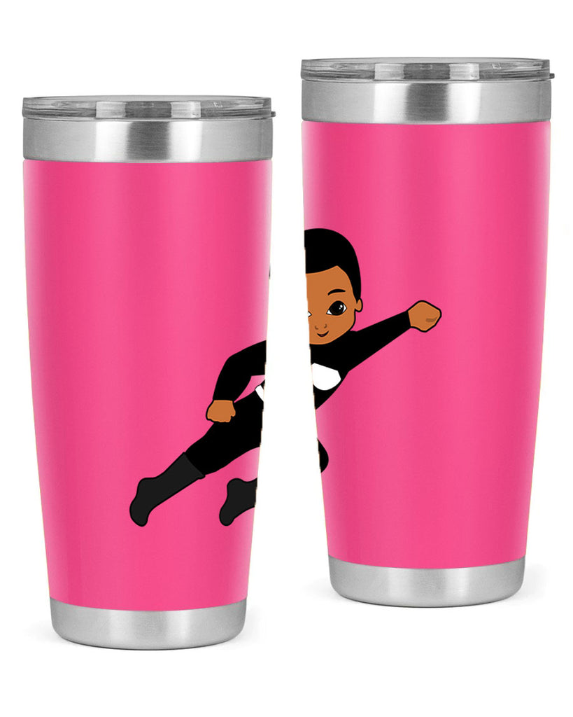 super kid 7#- black men - boys- tumbler