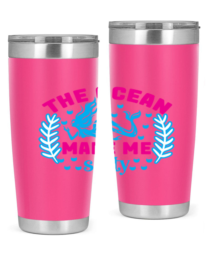 the ocean made me salty 629#- mermaid- Tumbler