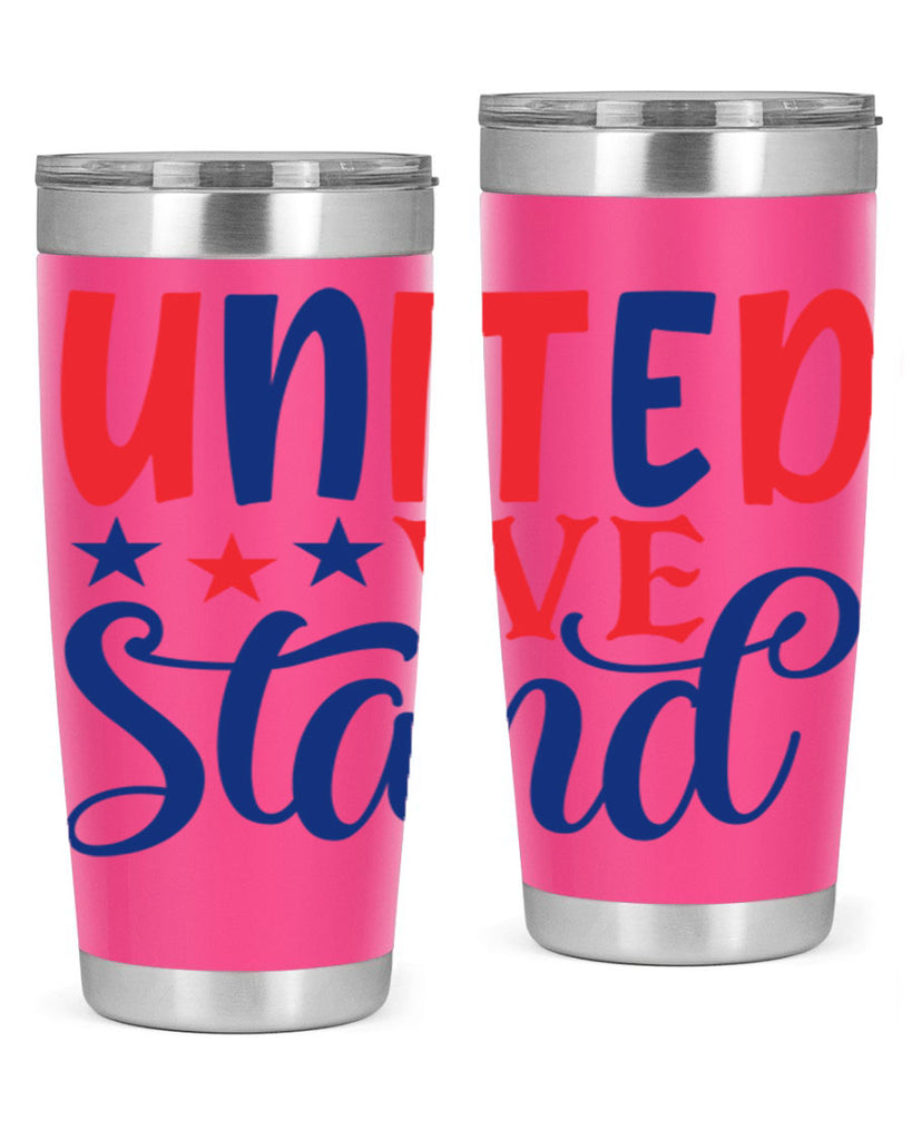 united we stand Style 75#- Fourt Of July- Tumbler