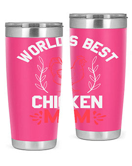 world’s best chicken mom Style 1#- chicken- Tumbler