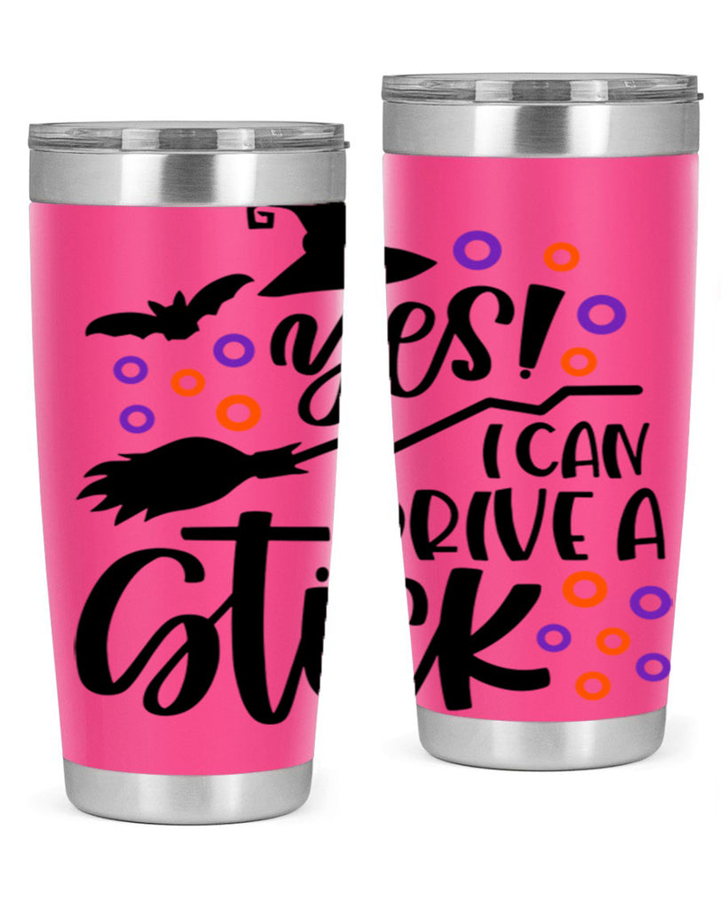 yes i can drive a stick 3#- halloween- Tumbler