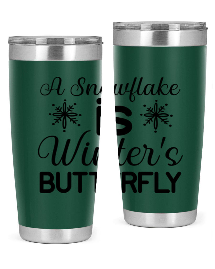 A Snowflake is Winters Butterfly3#- winter- Tumbler