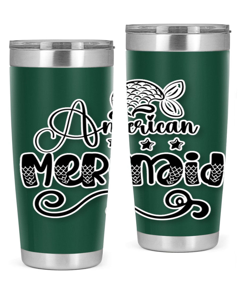 American Mermaid 15#- mermaid- Tumbler