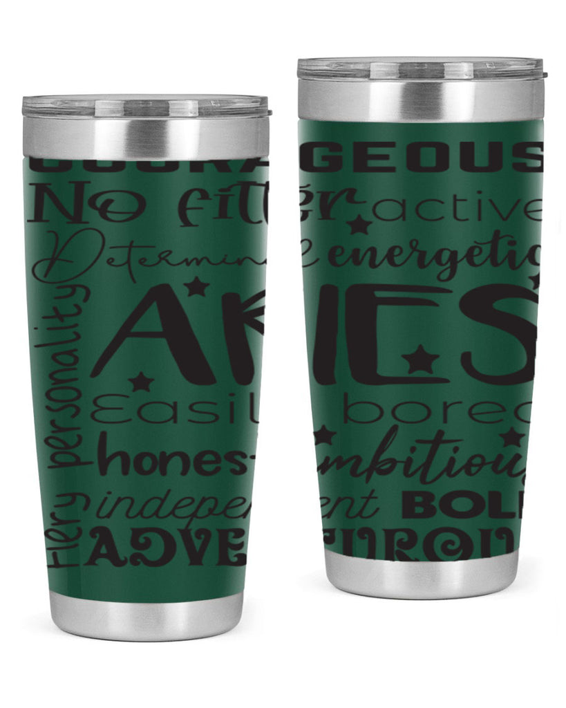 Aries 564#- zodiac- Tumbler