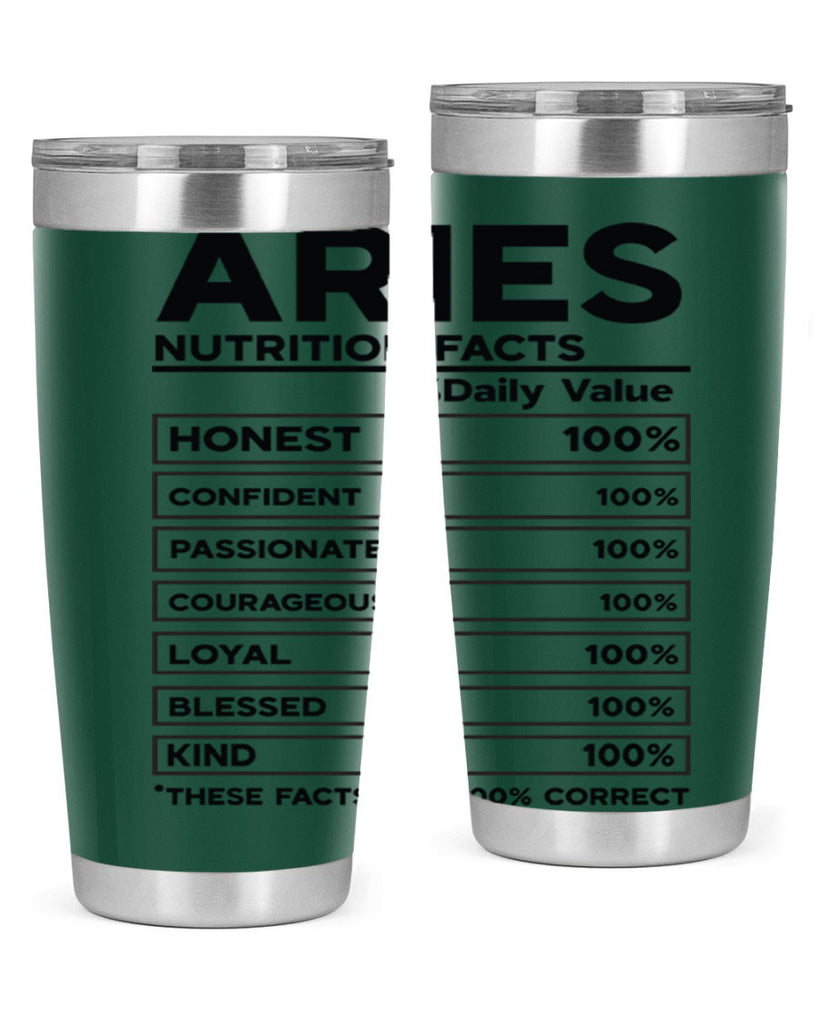 Aries Nutrition Facts 97#- zodiac- Tumbler