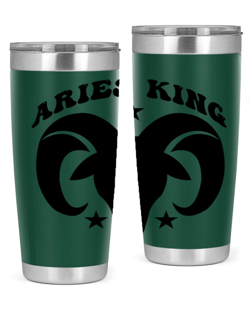 Aries king 110#- zodiac- Tumbler