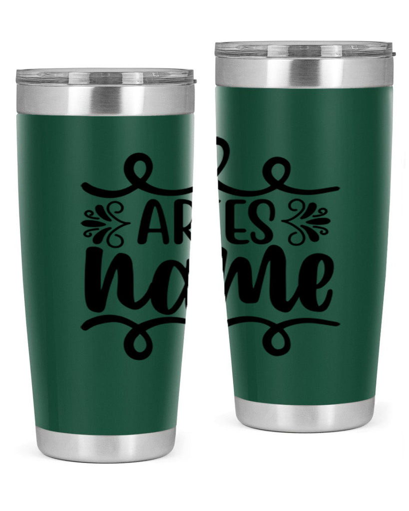 Ariesname 112#- zodiac- Tumbler