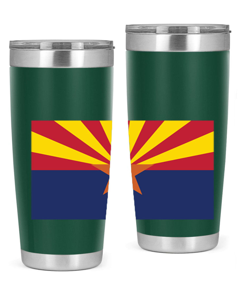 Arizona 49#- Us Flags- Tumbler