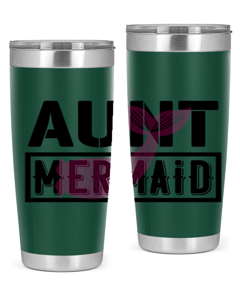 Aunt mermaid 17#- mermaid- Tumbler