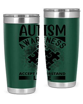 Autism awareness Style 43#- autism- Tumbler