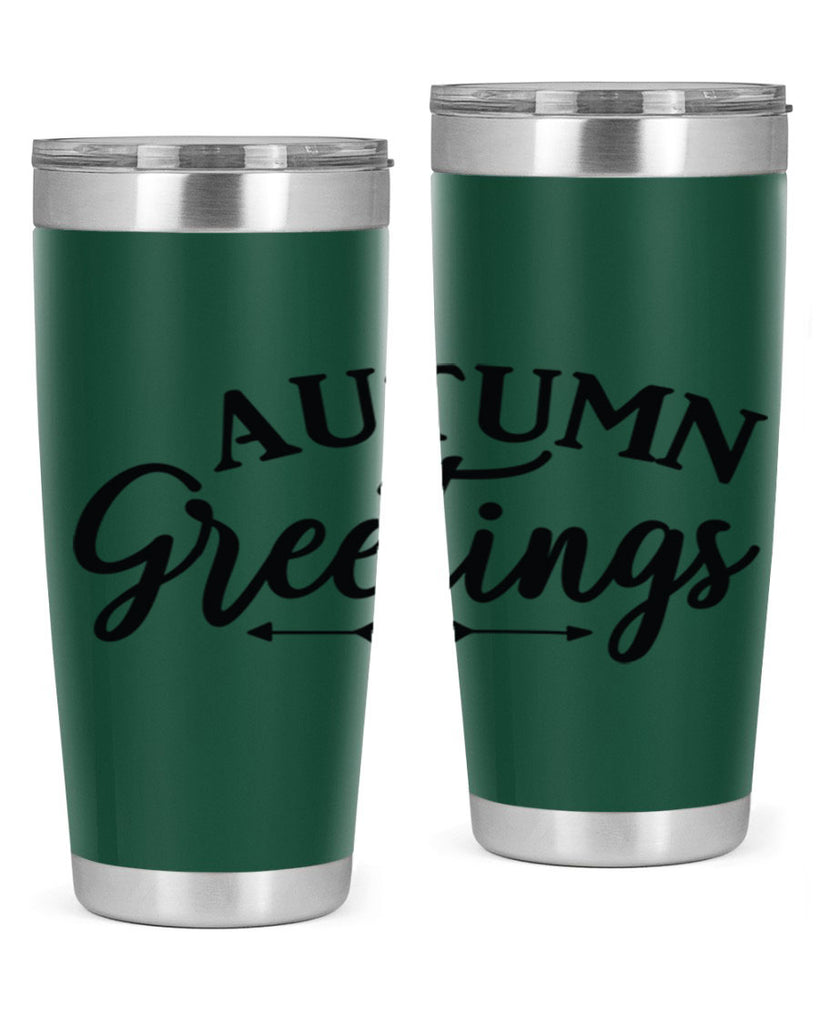 Autumn Greetings 16#- fall- Tumbler