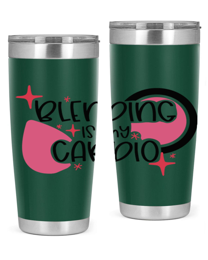 Blending Is My Cardio Style 128#- make up- Tumbler