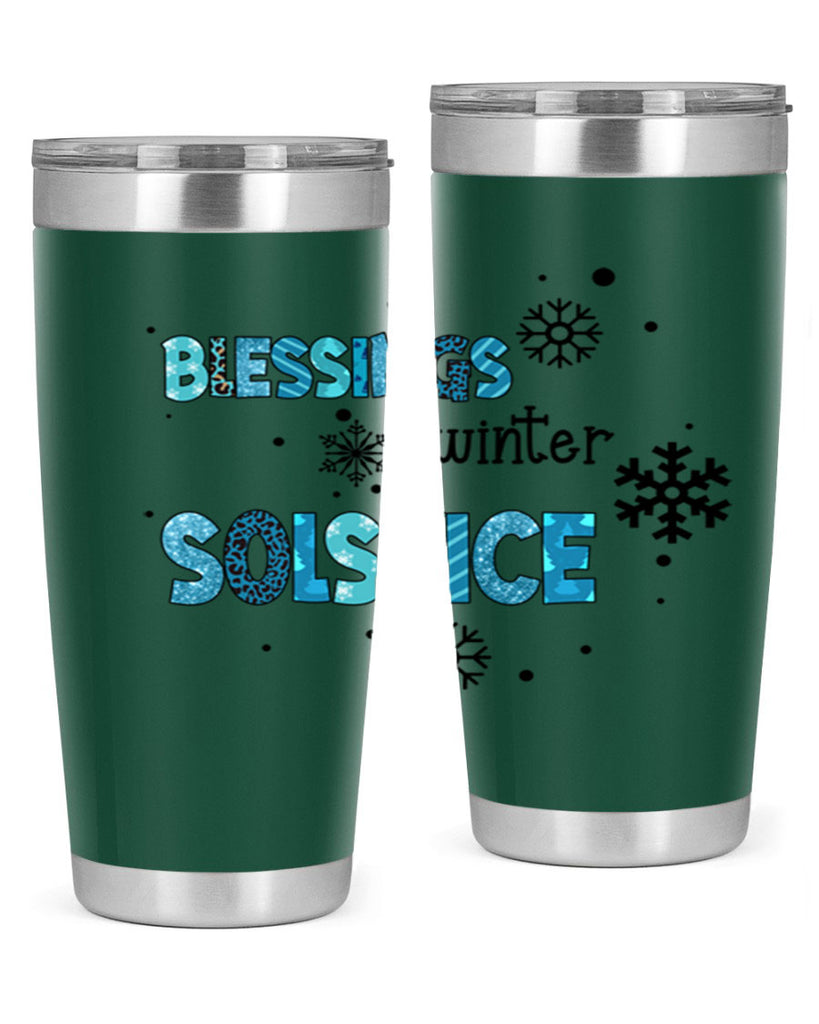 Blessings winter solstice 25#- winter- Tumbler