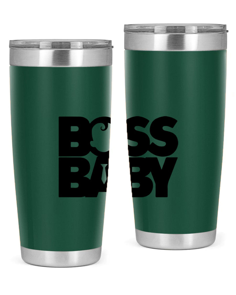 Boss Baby On Board 1#- black words phrases- Cotton Tank