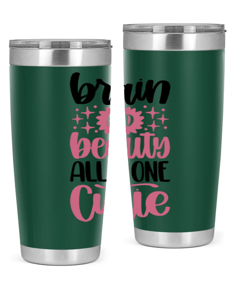Brain And Beauty All In One Style 126#- make up- Tumbler